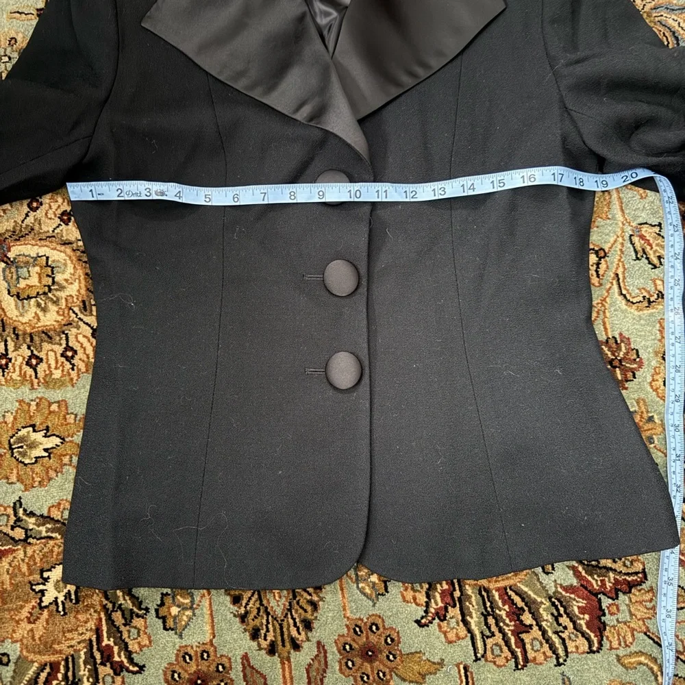 Vintage 90s Christian Dior Wool Skirt Suit Set